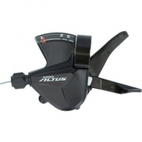 Шифтер велосипедный SHIMANO Altus Shimano M2010, левый, 3скорости, трос 1800мм