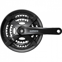 Система SHIMANO 6/7/8ск TY501, 170мм, квадрат, 42/34/24, с болтами, с защитой