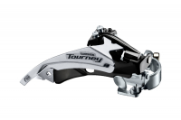 Переключатель передний SHIMANO FD-TY500-TS6, 3x6/7 ск., ниж.хомут 34.9/31.8, ун. тяга, 66-69°