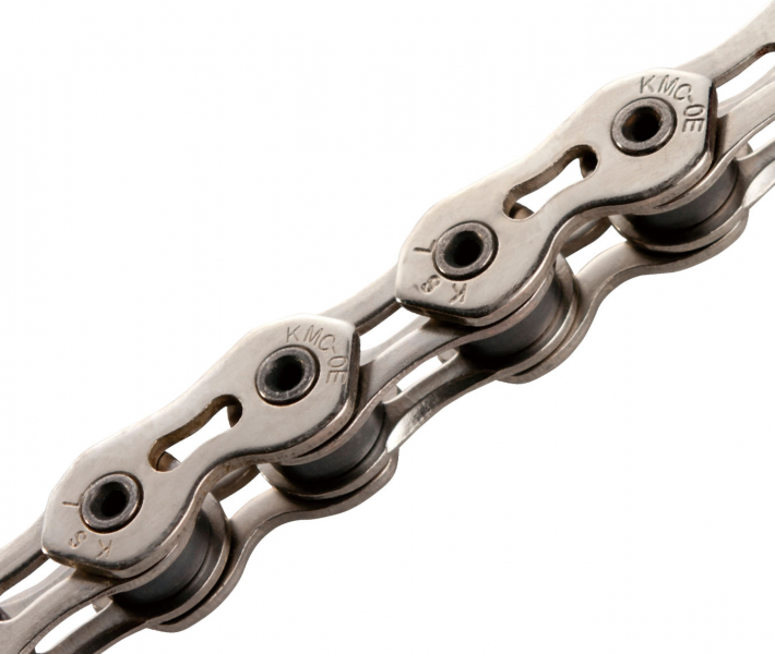 Цепь  KMC K1SL WIDE, 1 ск., 1/2x1/8"Х116, серебристая, без уп.